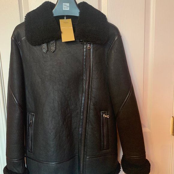Dominic Bellissimo Shearling Biker Jacket - Picture 1 of 15